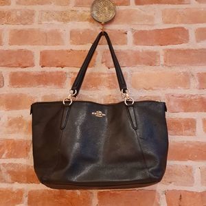 Coach Leather Eva Tote Handbag / Purse Exterior EUC  - Handles & Inside Need TLC